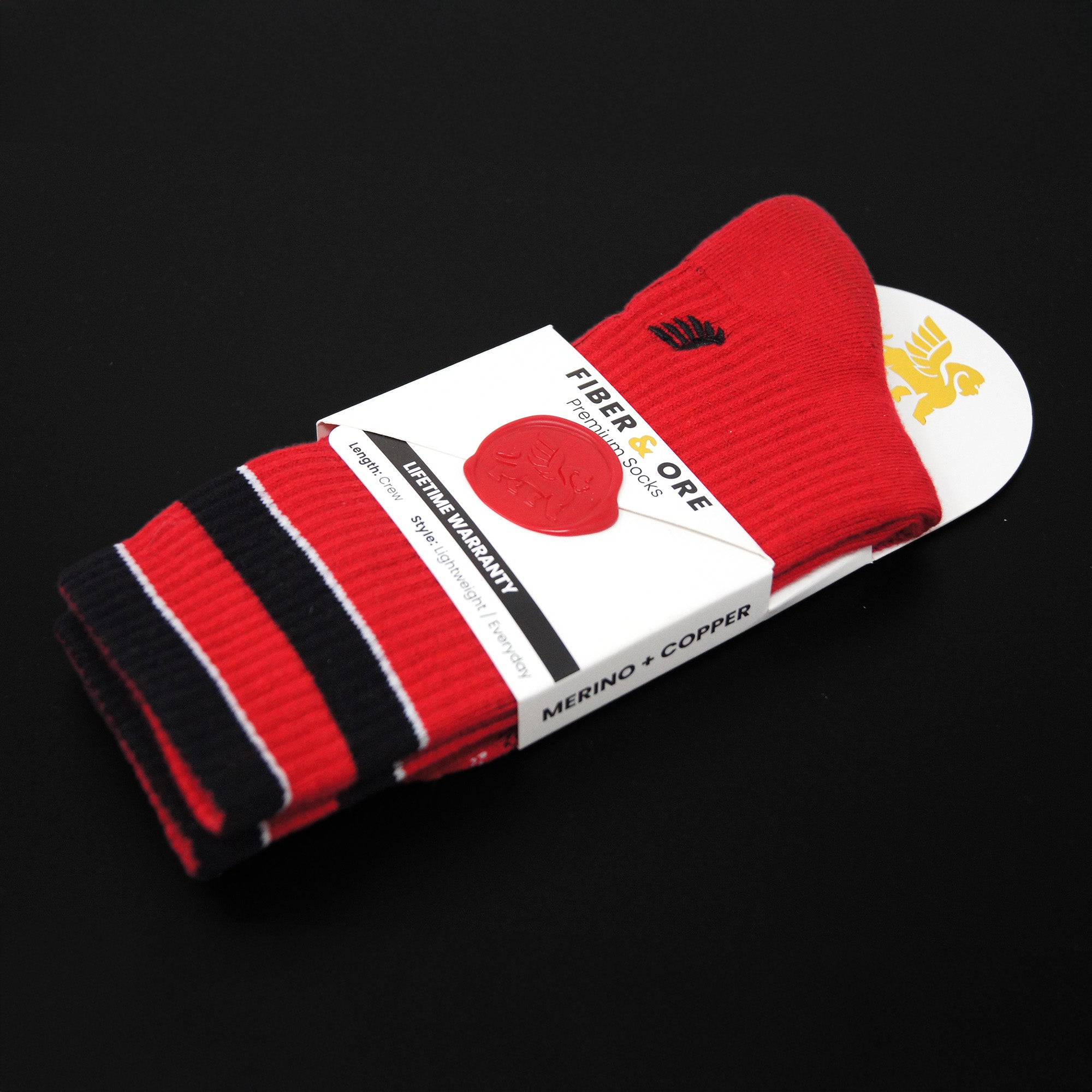 Bleed Red | Copper + Merino Wool Socks for Fresher Feet