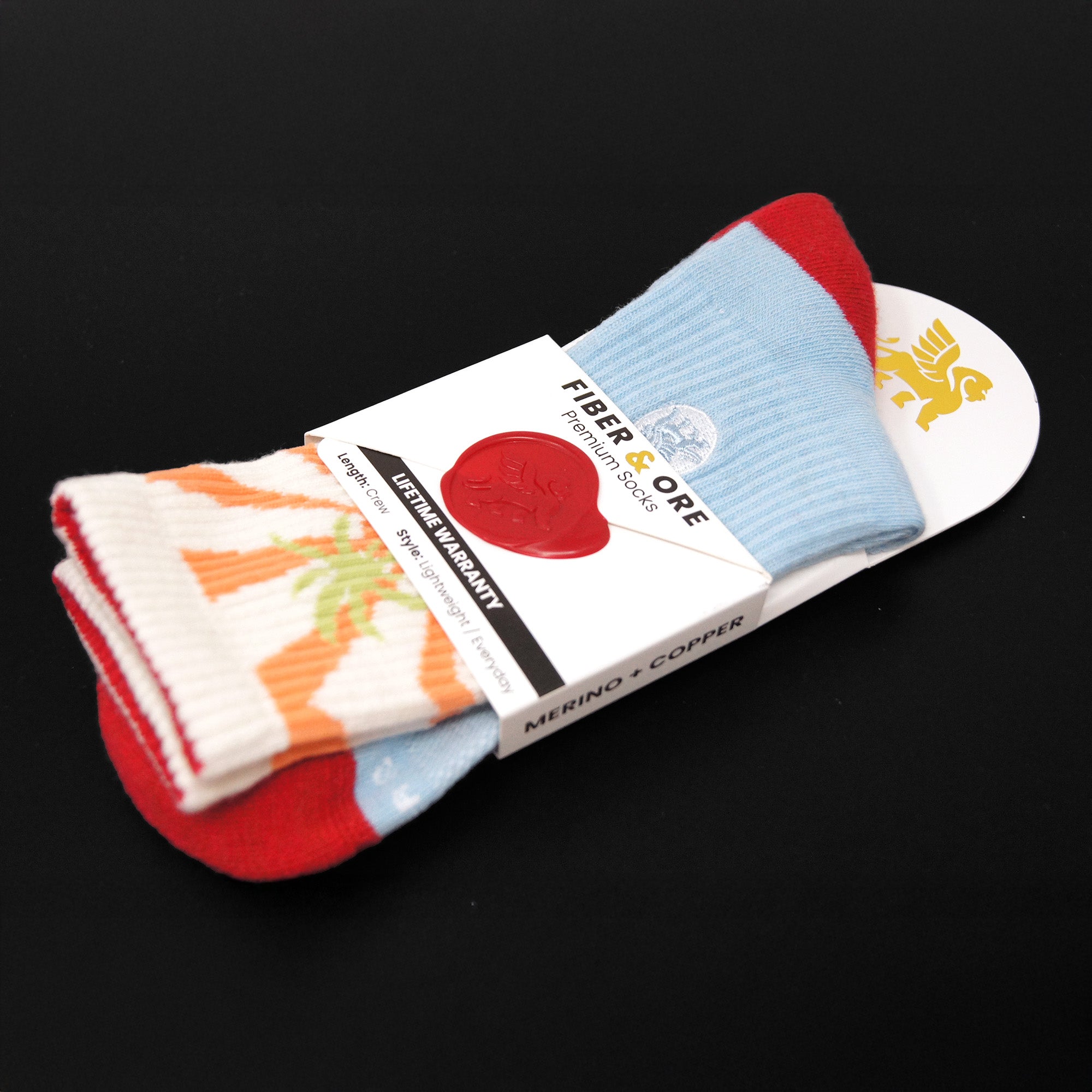 Island Time (Ltd. Ed.) | Copper + Merino Wool Socks for Fresher Feet