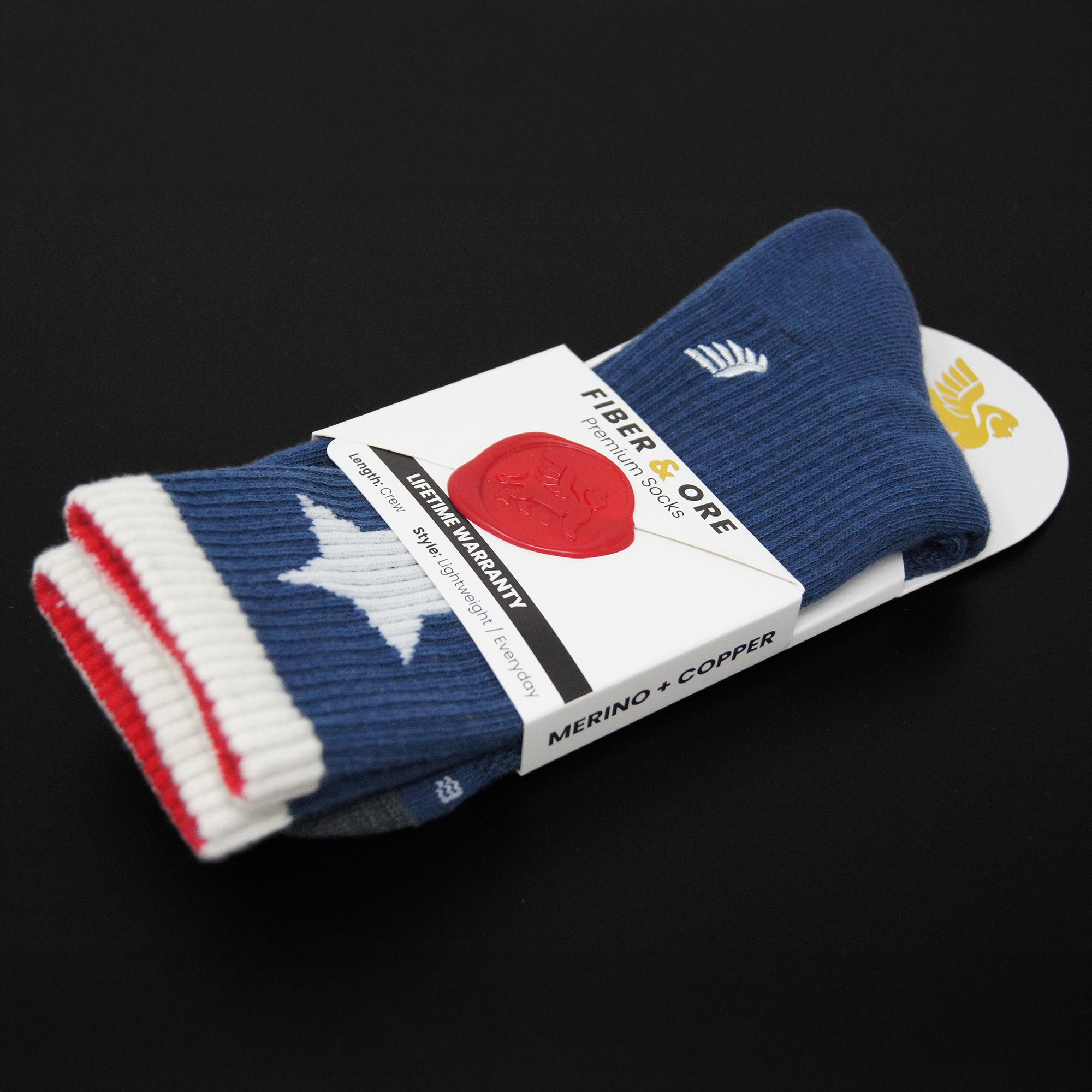 Lone Star | Copper + Merino Wool Socks for Fresher Feet