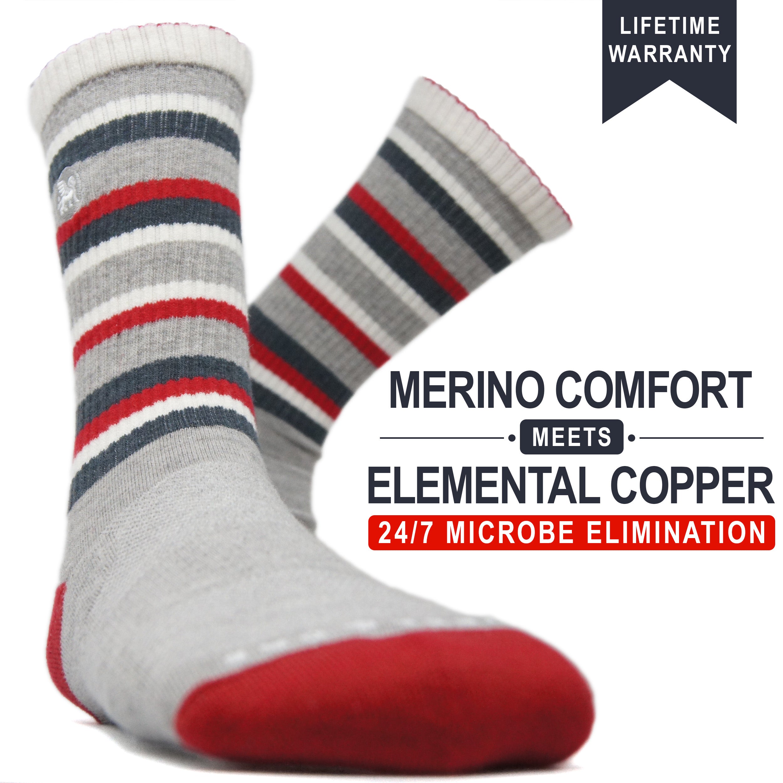 Study Hall | Copper + Merino Wool Socks for Fresher Feet