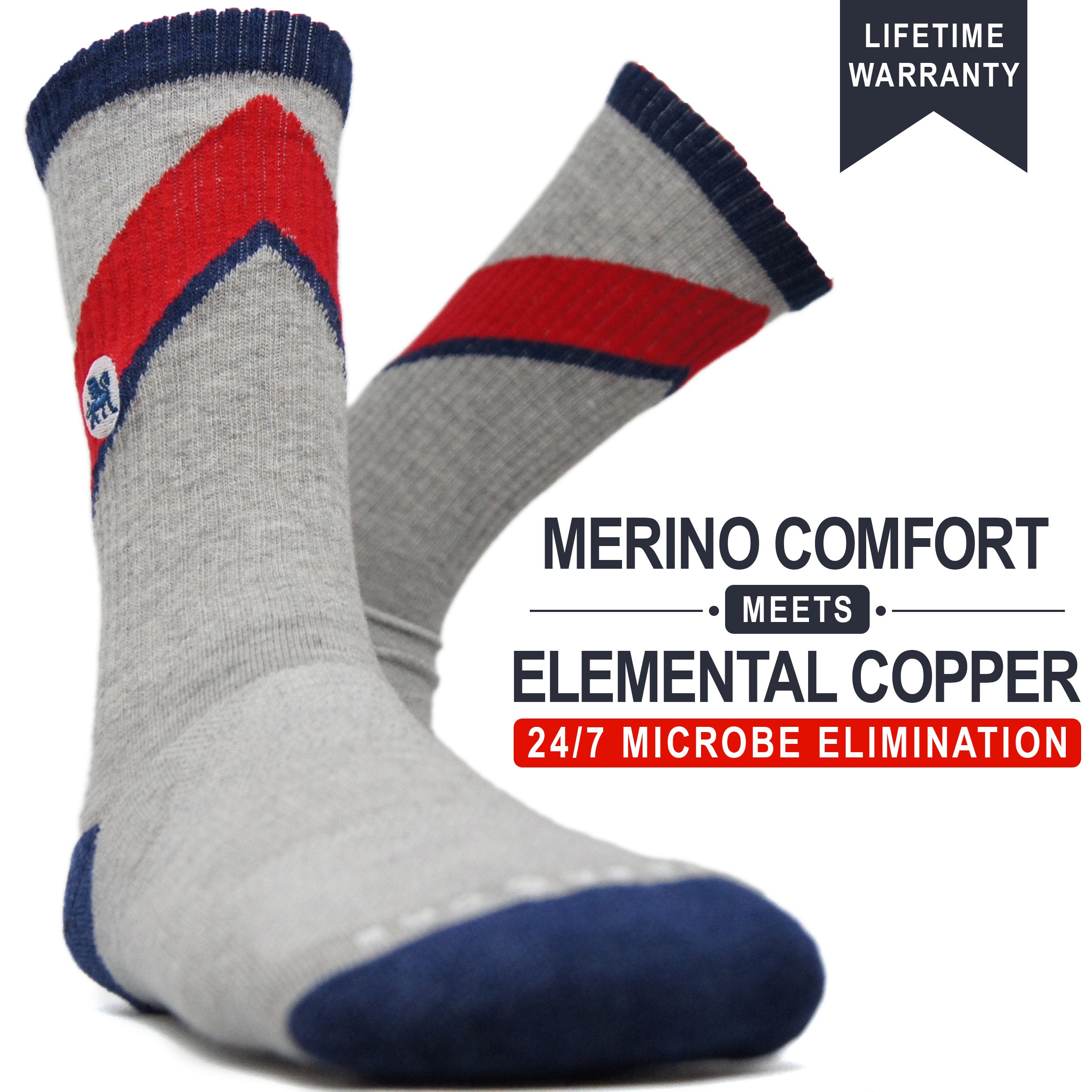 Yacht Club | Copper + Merino Wool Socks for Fresher Feet
