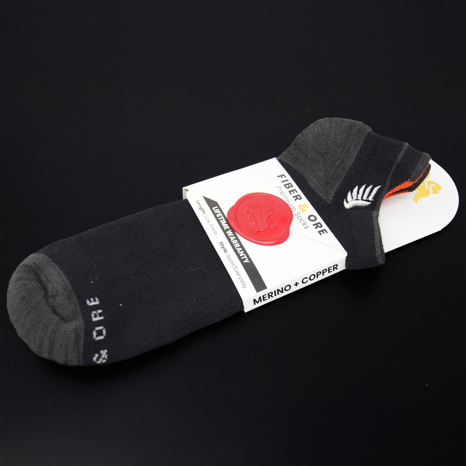 Black Raven | Copper + Merino Wool Socks for Fresher Feet