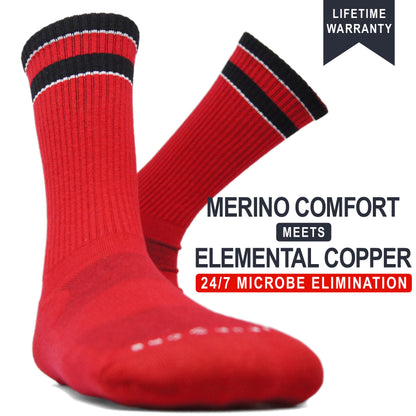 Bleed Red | Copper + Merino Wool for Superior Freshness