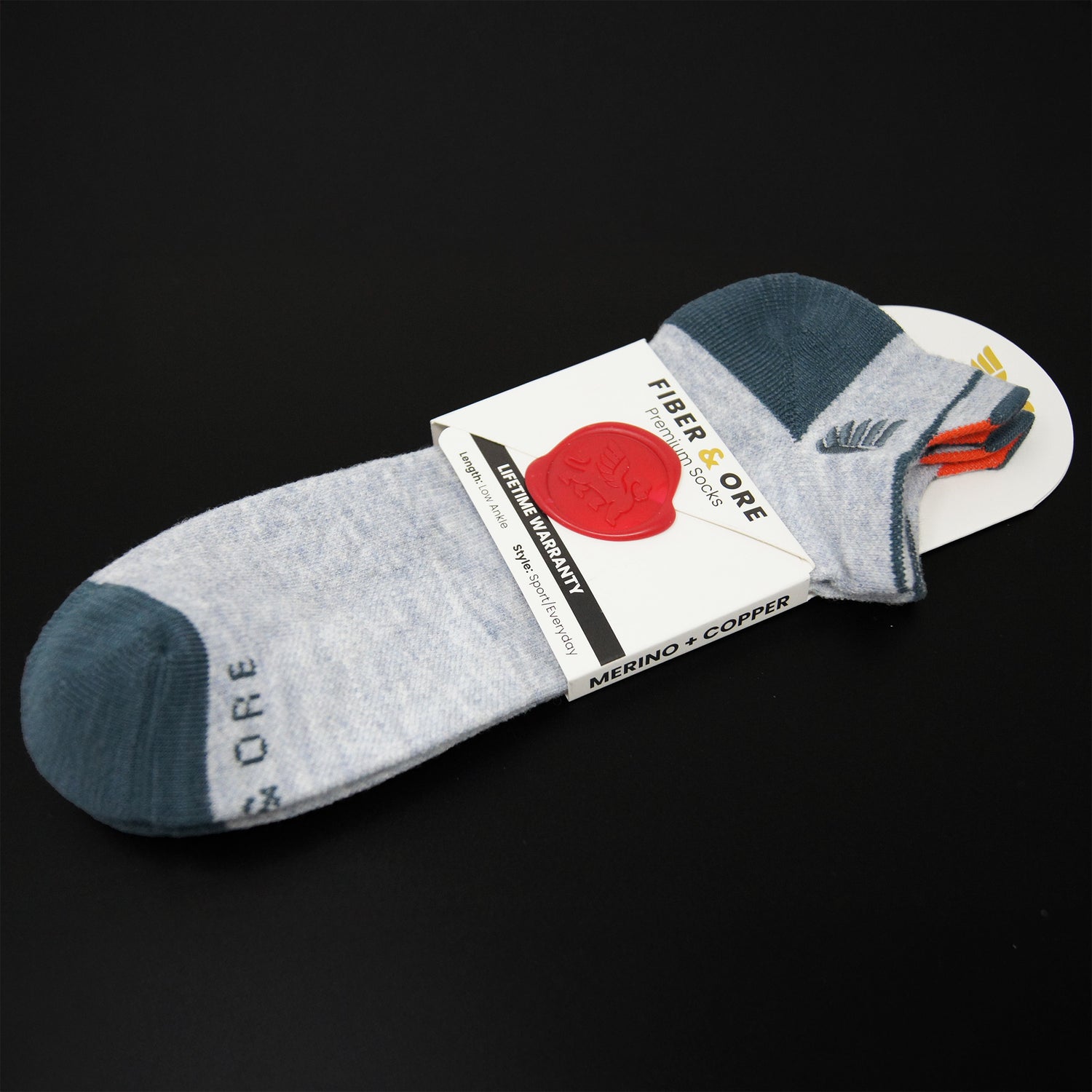 Grey Heron | Copper + Merino Wool Socks for Fresher Feet