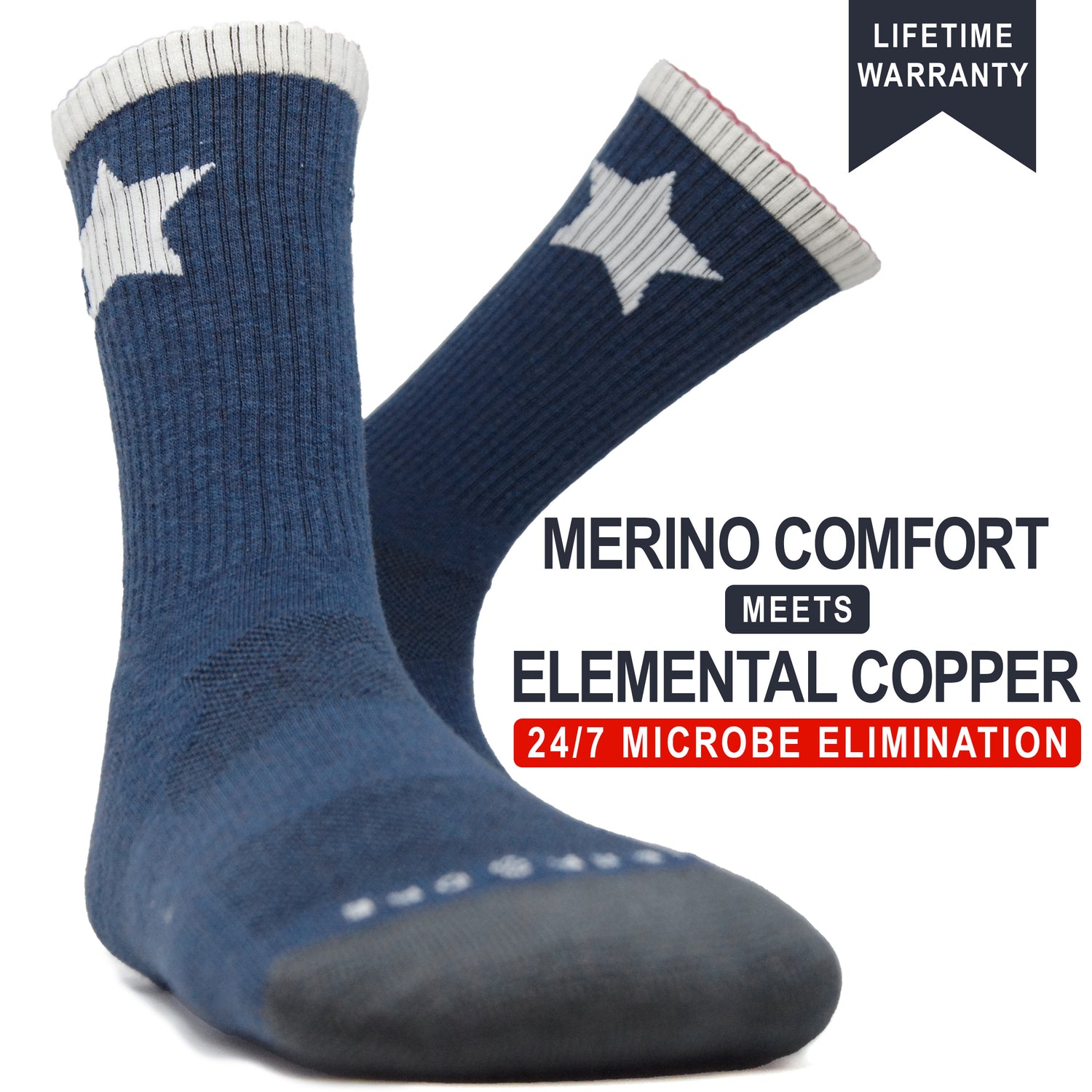 Lone Star | Copper + Merino Wool for Superior Freshness