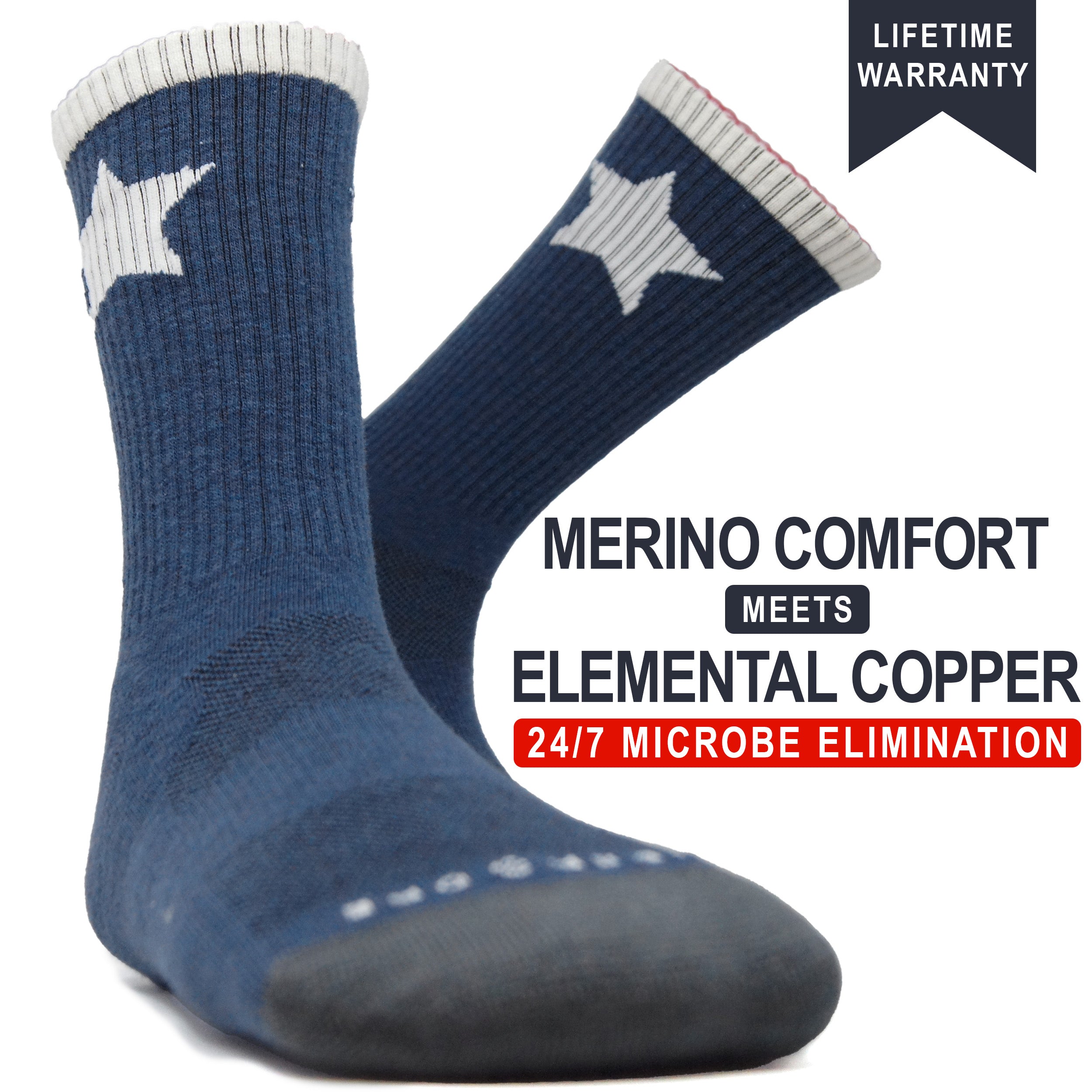 Lone Star | Copper + Merino Wool for Superior Freshness