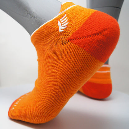 Orange Kingfisher | Copper + Merino Wool Socks for Fresher Feet