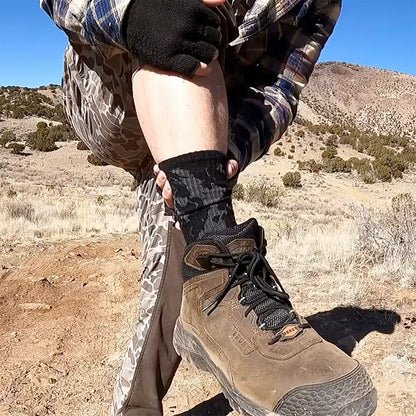 Stealth Camo | Copper + Merino Wool Socks for Fresher Feet