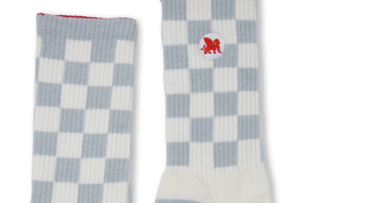 Stars knit into the sock