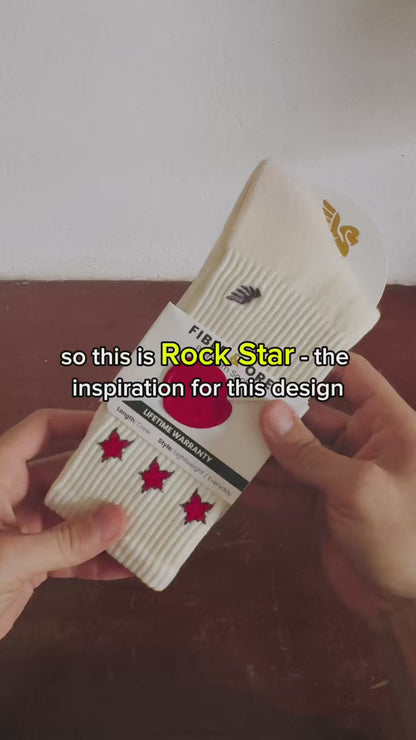 Rock Star | Copper + Merino Wool Socks for Fresher Feet